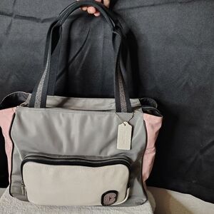 COACH Court Tote In Colorblock , NWOT PERFECT CONDITION. !! SOLD OUT AT COACH !!